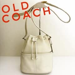 【大幅値下！】COACH ホワイト バケットバッグ オールドコーチ ショルダーのサムネイル