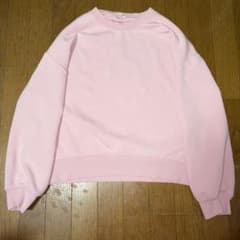 る*な様 【美品】 短丈 スウェット トレーナー ピンクのサムネイル