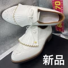 バレンシアガ BALENCIAGA キルトタッセル付きゴルフシューズ 23.5