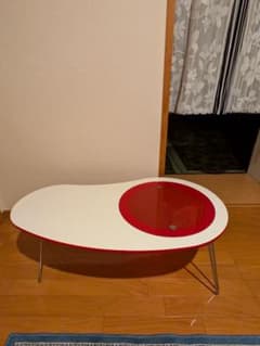 Bean Table(ガラス付) <T-1425> Bean Table(ガラス付) <T-1425> - メルカリ