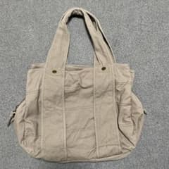 キャンバス トートバッグ ベージュ - 4