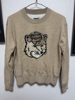 Maison Kitsune Golf ニット ベージュ S