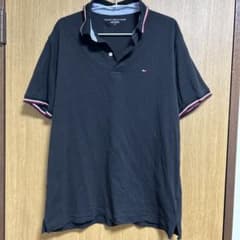 TOMMY HILFIGER ブラックポロシャツ Mのサムネイル