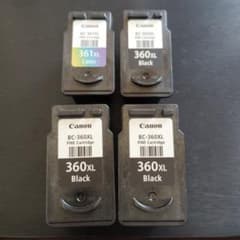 Canon BC-361XL BC-360XL インクカートリッジ 使用済みのサムネイル