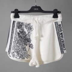 DIOR 22SS トワルドゥジュイ ロゴバンド ショートパンツ コットンテリー DIOR 22SS トワルドゥジュイ ロゴバンド ショートパンツ コットン