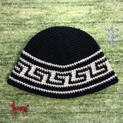 クラッシャーハット　クロシェハット　ハンドメイド　Lサイズのサムネイル