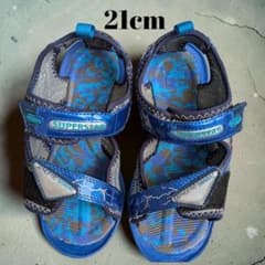 ムーンスター SUPERSTAR キッズ サンダル 21cm ブルー 男の子のサムネイル
