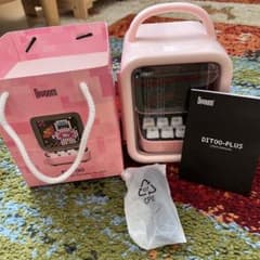 Divoom DITOO PLUS ピンク色 スピーカーのサムネイル