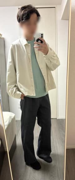 美品 IRENISA MODIFIED SLEEVE SHIRT BLOUSONのサムネイル