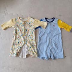 カラフルロンパース70cm 2点セットのサムネイル