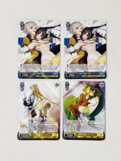 バ*ニ様 【RR】ダンまち 4枚セット ヴァイスシュヴァルツ GA文庫
