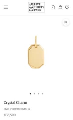 xxx　fivethertyparkチャーム　k18 xxx様専用 fivethertyparkチャーム k18 - メルカリ