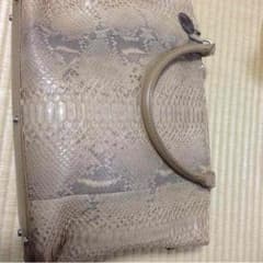 購入金額18万 ankenet 未使用品 本物ヘビ皮のサムネイル