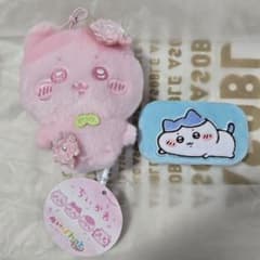 Chiikawa ハチワレ　Nuipalette Sakura-iro Mascot Jewelry Case