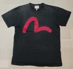 00s EVISU ビッグカモメ Tシャツ 黒 40 エビス フェード - メルカリ