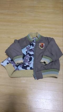 リバーシブルブラウン迷彩アウターのサムネイル