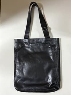 【USED】m 0851 レザー トートバッグ ブラック