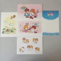 キキララ展限定　リトルツインスターズ ポストカード 5+1枚セットのサムネイル