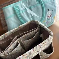 ポチャッコ☆仕切り付き収納ケース＆当たりくじ☆トートバッグ2点セット
