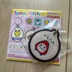 たまごっち　ステッチワークキーホルダー　いちごっち　ワッペンのサムネイル