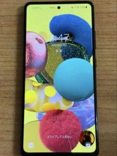 Galaxy A51 5G SCG07 au プリズムブラックのサムネイル