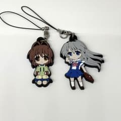 【希少品】　Key ぴくりる ラバーストラップ CLANNAD 古河渚　智代