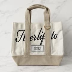 【即日発送】　HLT Canvas Mini Tote トートバッグ　アイボリーのサムネイル
