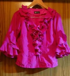 ソニア・ジョーンズ フラメンコ フリルブラウス（ピンク） - メルカリ