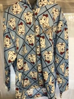 CANDY GALFY モノグラム総柄フーディー　超ビッグロゴ刺繍　パーカーのサムネイル