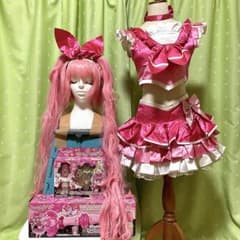 スイートプリキュア キュアメロディ コスプレ ウィッグ 武器 フルセット 女性S m41106923103_1.jpg?1732018881