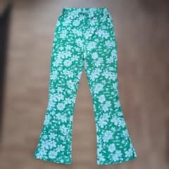 BILLABONG 花柄 カジュアルパンツ グリーン Mのサムネイル