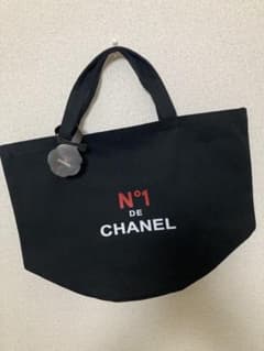 CHANEL シャネルノベルティ トートバッグ黒 - メルカリ