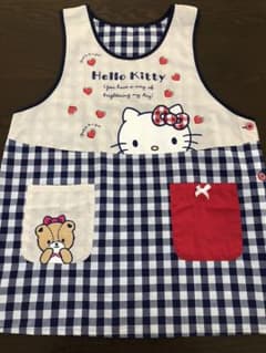 保育士 エプロン 大きいサイズ ハローキティのサムネイル