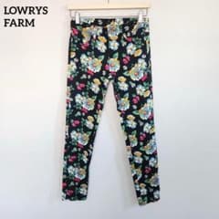 Lowrys Farm Skinny Pants M Floral Print Stretch Leggings Leggings