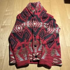 DENIM & SUPPLY ネイティブ柄 ショールカラー カーディガンのサムネイル