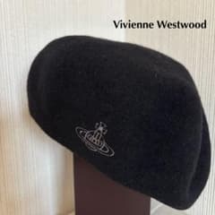 Vivienne Westwood ヴィヴィアン ベレー帽 ブラック - メルカリ
