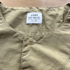 coen ボタンアップシャツ L ベージュのサムネイル