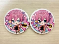 AMPTAK×COLORS けちゃ 缶バッジ 2個セット - メルカリ