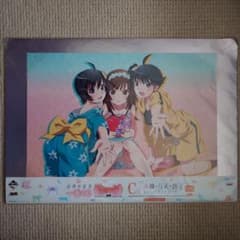 物語シリーズ　1番くじ　火隣•月火•撫子ビジュアライズボード　声優サイン直筆 伍周年記念 一番くじ〈物語〉シリーズ 火憐・月火・撫子 ビジュア