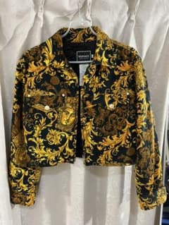 VERSACE 短丈ジャケット バロック調柄のサムネイル