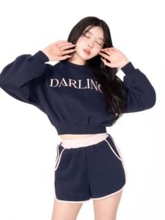 Darich DARLINGロゴ ショート丈スウェット セットアップのサムネイル