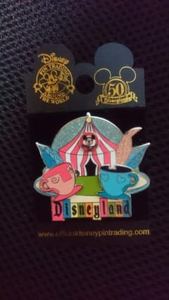 ディズニーランド アリスのティーカップ ピンバッチのサムネイル