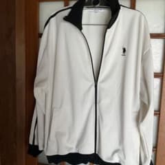 u.s POLO トラックジャケット　白Mのサムネイル