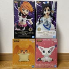 ふたりはプリキュア　デジモンアドベンチャー　フィギュア4点セット