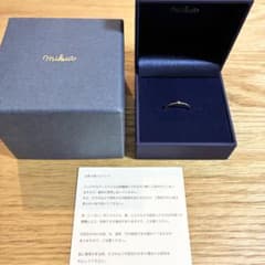 レア新品 デミルクスビームス購入ミキアK18YGダイヤモンドリング9号 