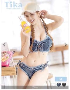Tika デニム風 ビキニ セパレート 水着 Mのサムネイル