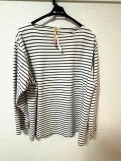comoli ボーダーボートネックt - 5