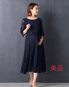 スウィートマミー　総レース　ネイビー　Mサイズ（美品）のサムネイル
