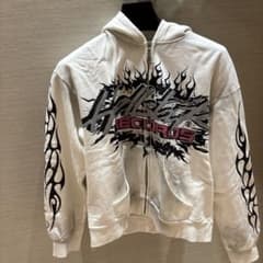HELLSTAR ジップアップパーカー ホワイトのサムネイル