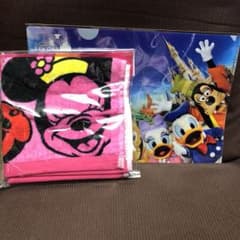 ディズニー タオル&クリアファイル 新品未開封のサムネイル